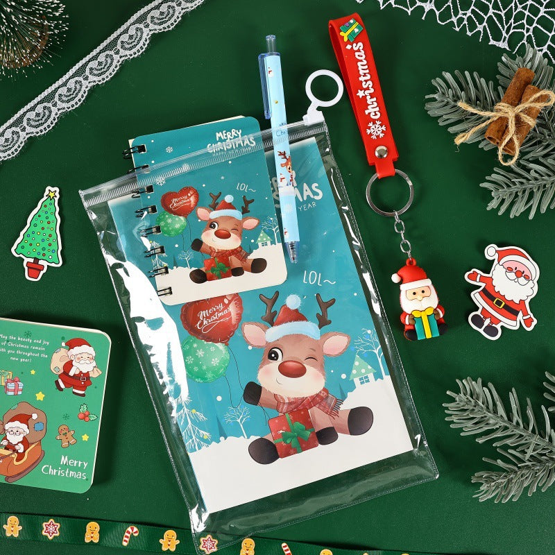 Christmas Student Stationery Set - Kawaii Holiday Study Supplies Gift Pack