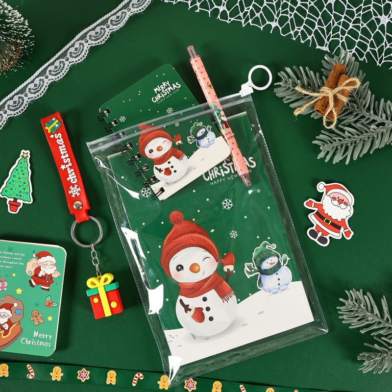 Christmas Student Stationery Set - Kawaii Holiday Study Supplies Gift Pack