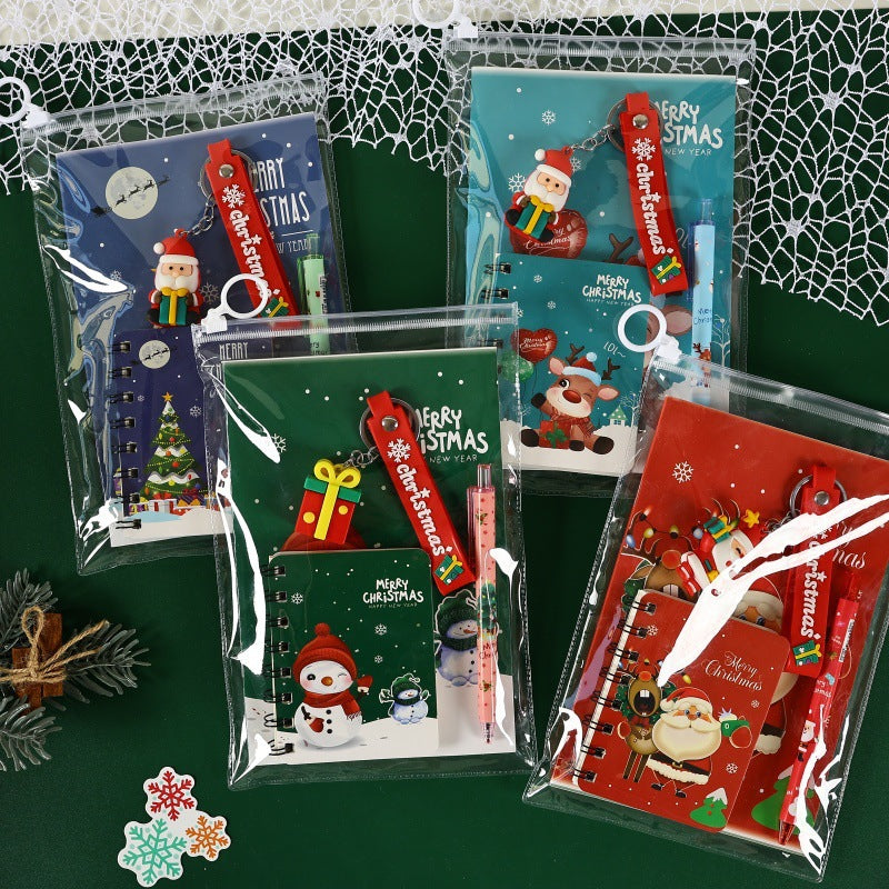Christmas Student Stationery Set - Kawaii Holiday Study Supplies Gift Pack