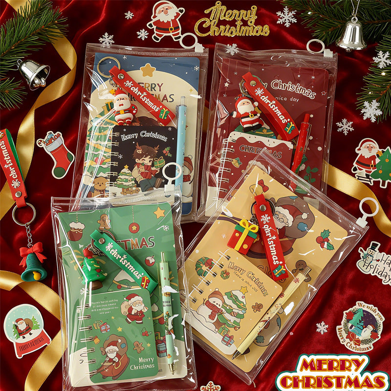 Christmas Student Stationery Set - Kawaii Holiday Study Supplies Gift Pack