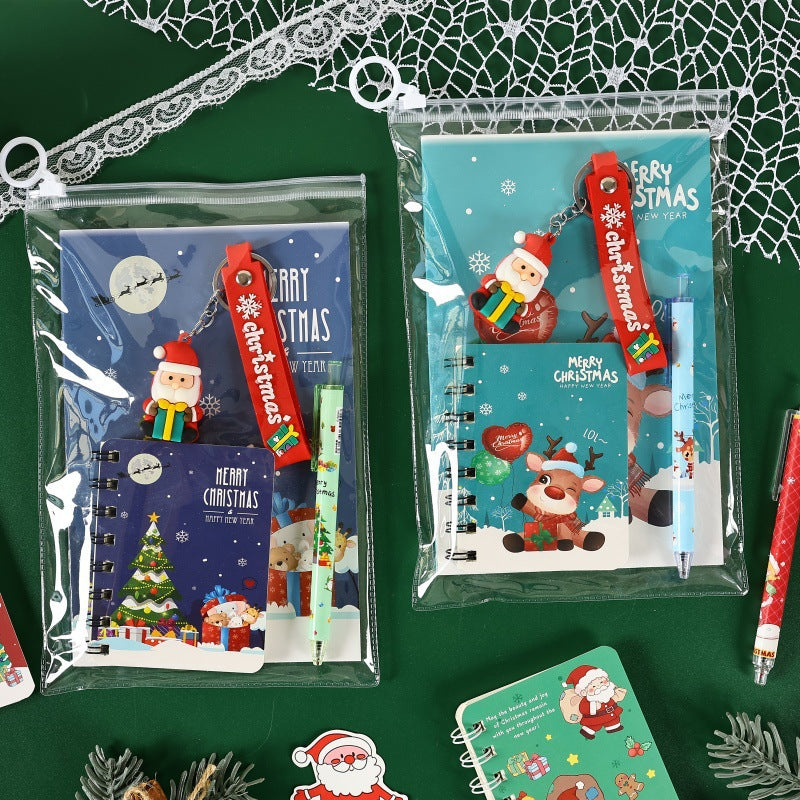 Christmas Student Stationery Set - Kawaii Holiday Study Supplies Gift Pack