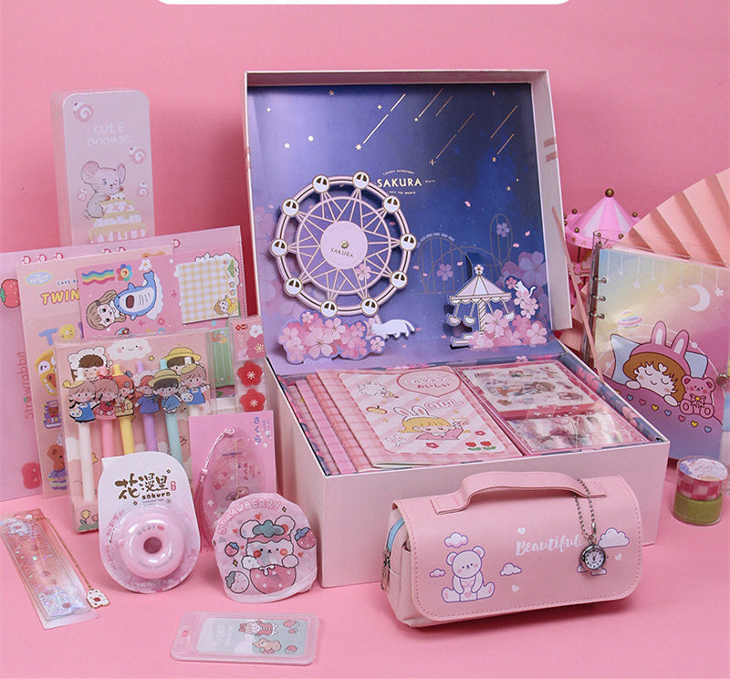 Kawaii Year of the Ox Stationery Gift Set - Children's Collection