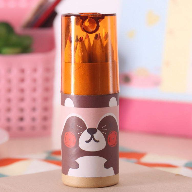 Kawaii Cute Bear 12 Color Pencil Leads Set