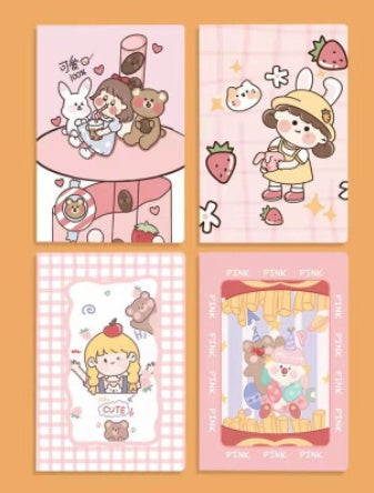 Kawaii Car Line A5 Notebook - Office & Student Notepad