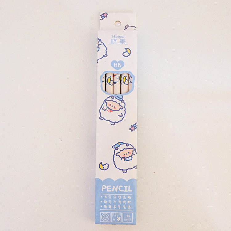 Kawaii Cartoon Boxed Thick Pencils - HB with Eraser