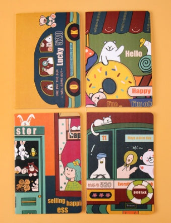Kawaii Car Line A5 Notebook - Office & Student Notepad