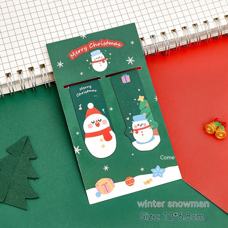 "Festive Friends Magnetic Bookmarks"