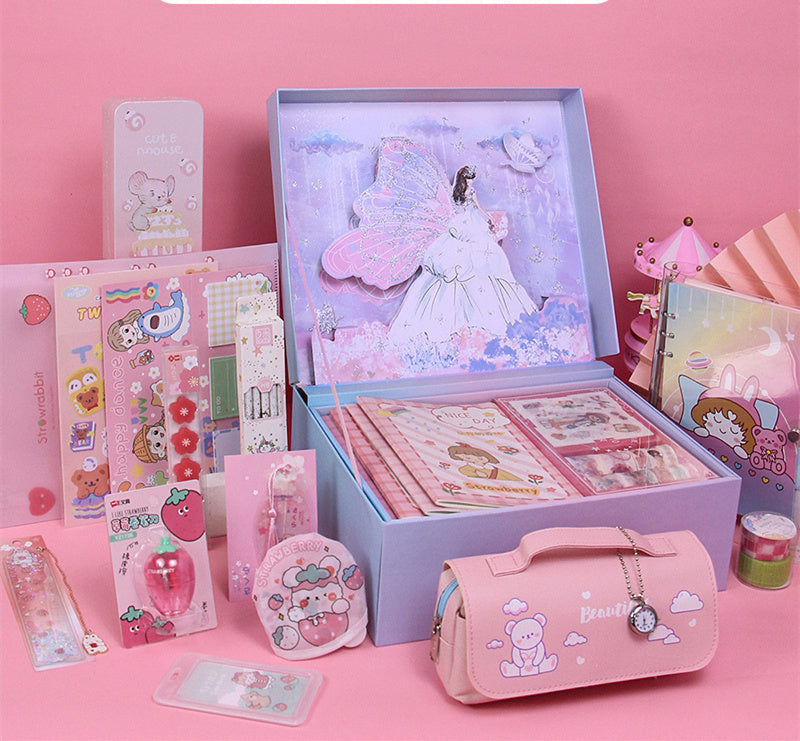 Kawaii Year of the Ox Stationery Gift Set - Children's Collection