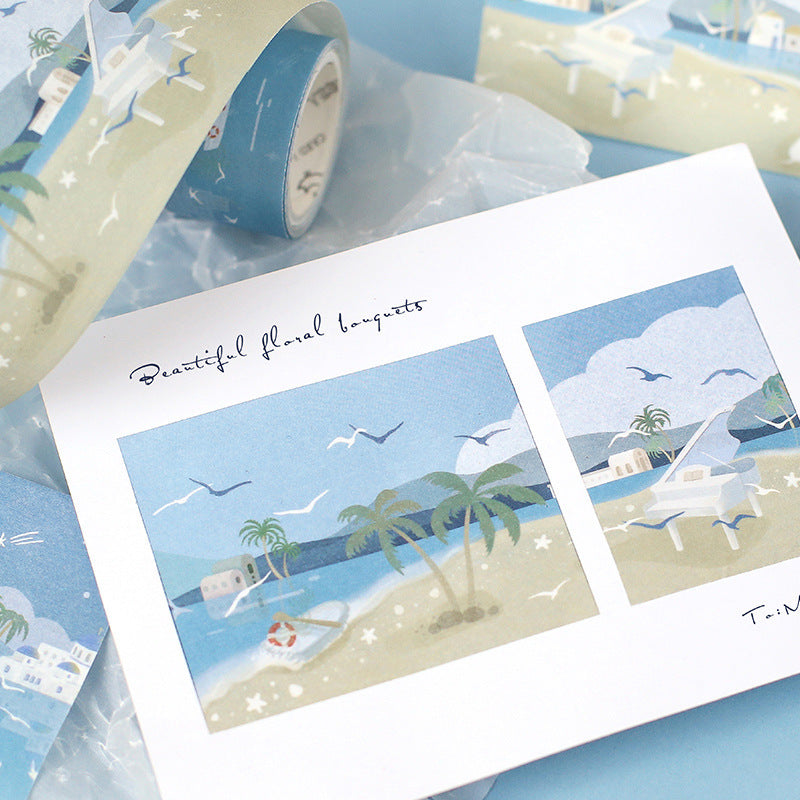 Fantastic Dream Series Masking Washi Tape Flower Forest