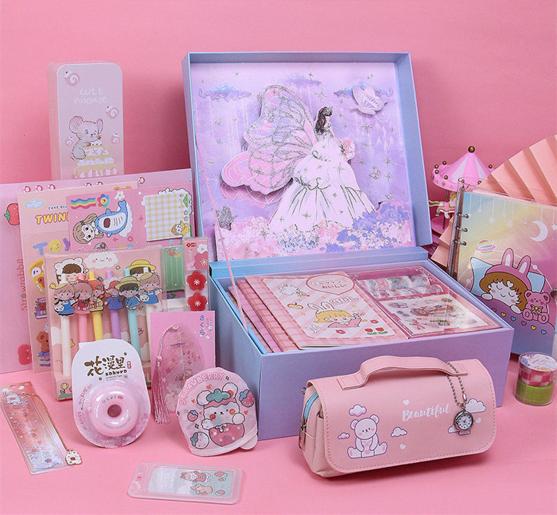 Kawaii Year of the Ox Stationery Gift Set - Children's Collection