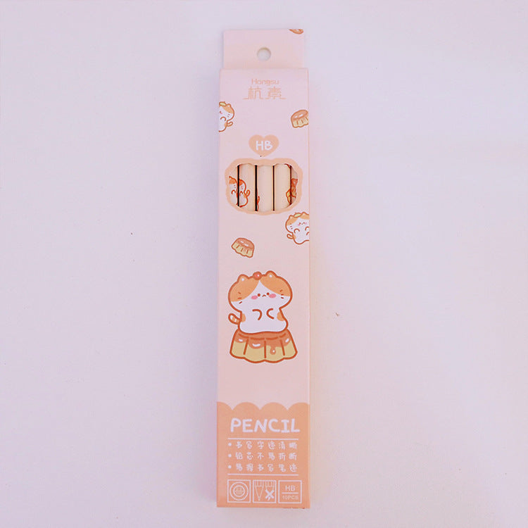 Kawaii Cartoon Boxed Thick Pencils - HB with Eraser