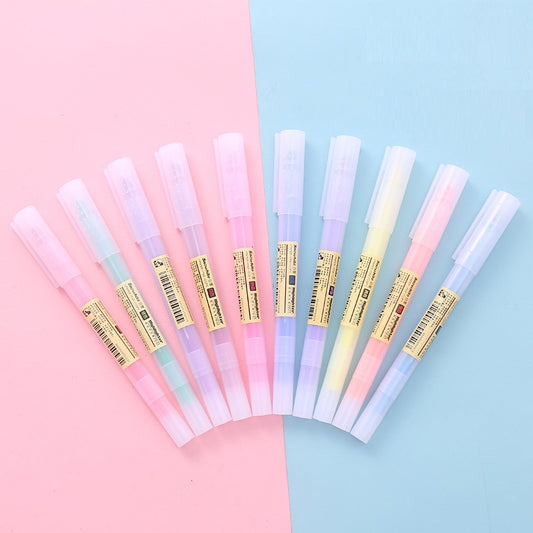 Kawaii Colorful Highlighter Set - Hand Account Markers