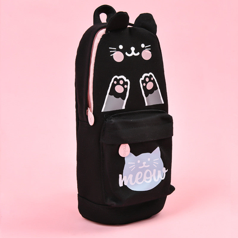 Kawaii Schoolbag Pencil Case - Large Capacity Stationery Bag