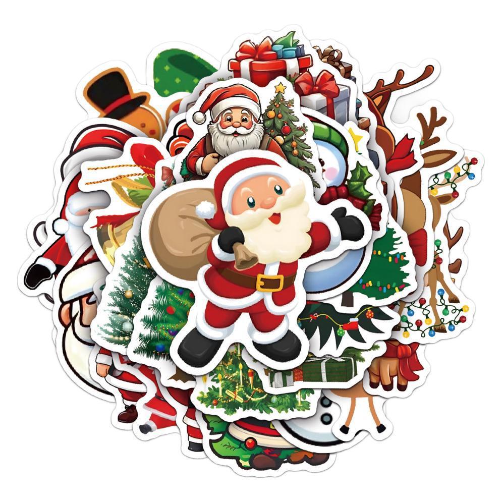 Jolly Santa Waterproof Sticker Pack