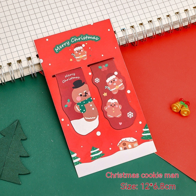 "Festive Friends Magnetic Bookmarks"